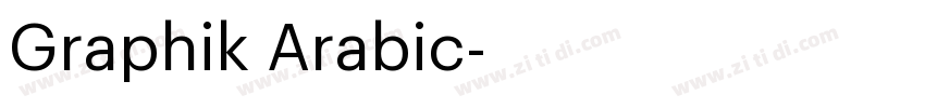 Graphik Arabic字体转换